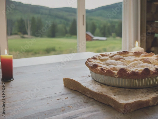 Obraz Fresh apple pie