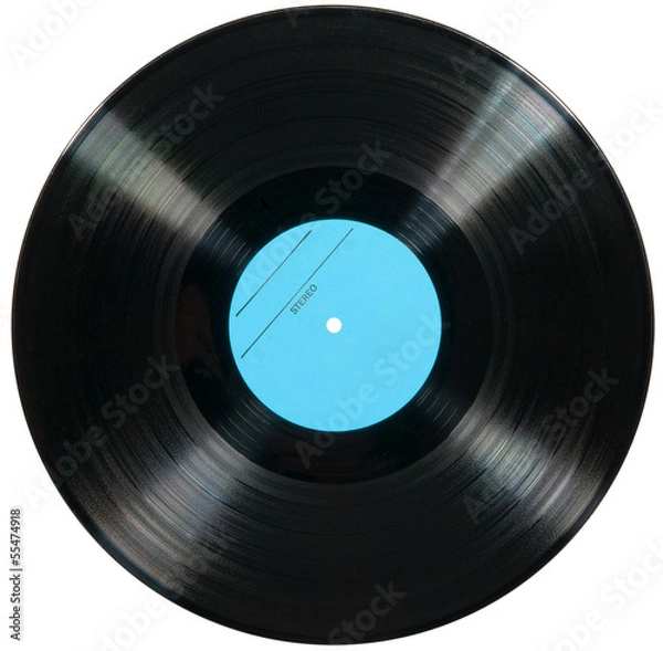 Obraz Dysk winylowy izolowany na białym tle