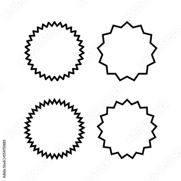 Fototapeta Badge icon vector for web and mobile app. Awards icon vector. Achieve sign and symbols