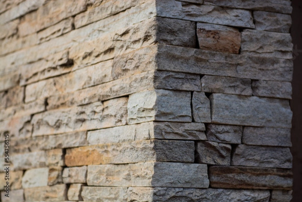 Fototapeta Different types of stones used for pathways, walls and decoration. Images could be used as wallpapers. Some are also known as “Pedra de São Tomé”.