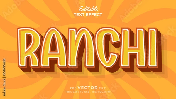 Obraz editable text effect - India republic day style theme