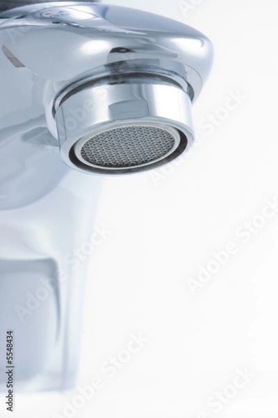 Obraz Metallic faucet with sprinkler