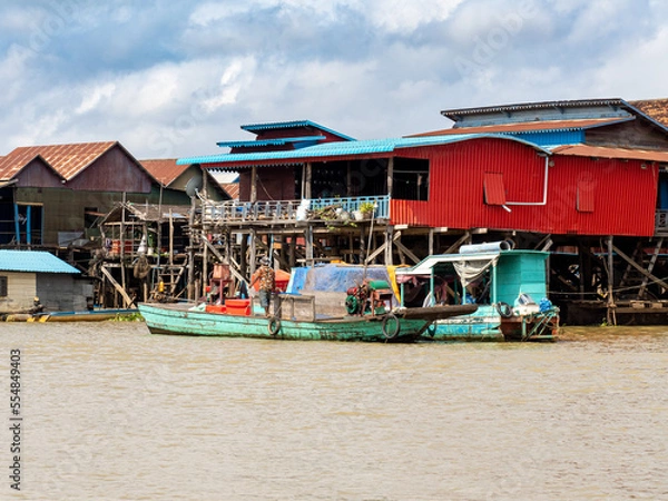 Fototapeta Schwimmende Stadt