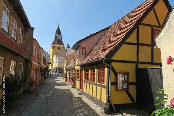 Fototapeta Kirche von Fåborg, Insel Fünen, Dänemark