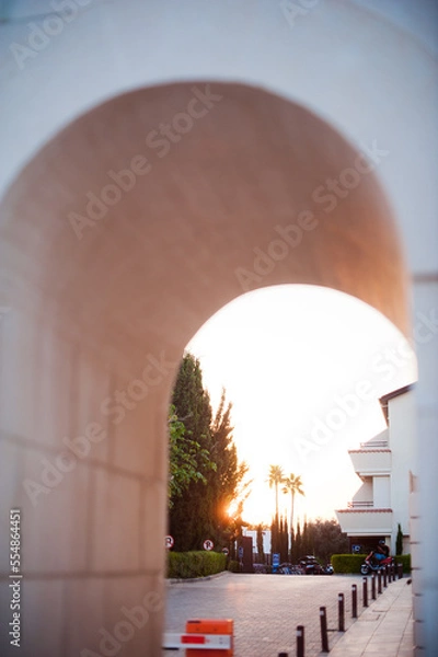 Obraz gate in the park Cyprus
