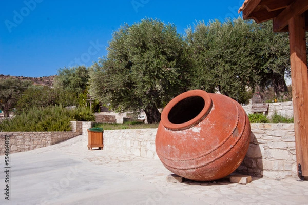 Obraz pots in the garden