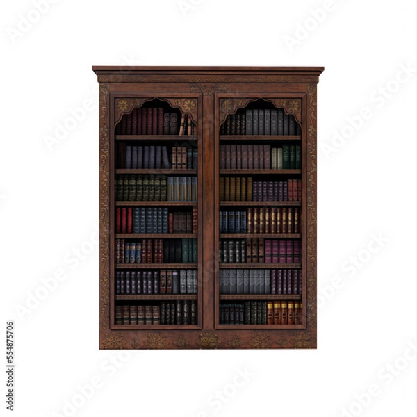 Fototapeta Victorian Bookcase