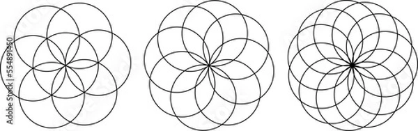 Fototapeta Design background. Figure from lines. Pattern abstraction. Geometry vector illustration.