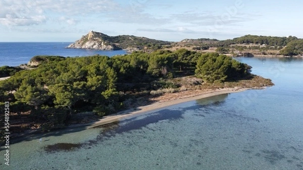Fototapeta view of the beach