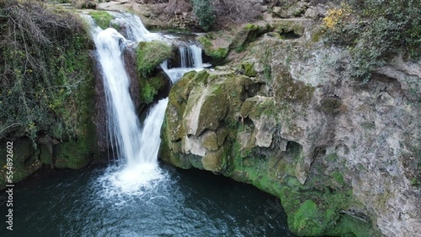 Fototapeta waterfall in the forest
