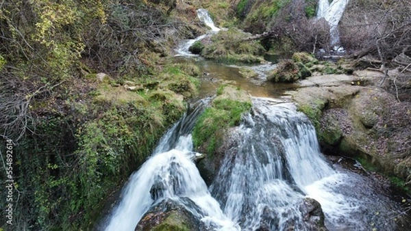 Fototapeta waterfall in the forest