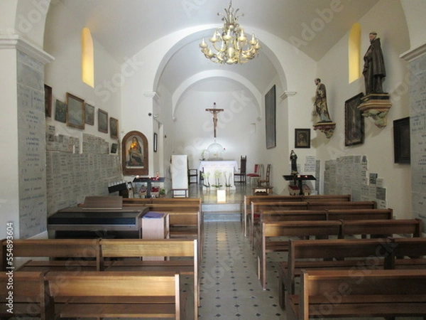 Fototapeta interior of the church of the holy sepulchre