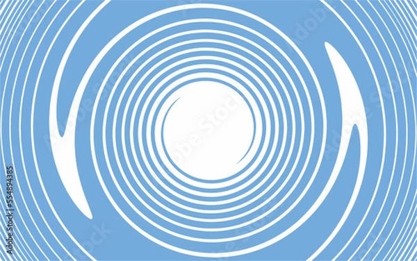 Obraz Light blue and white pattern graphic design background by generative AI technology, AI generated