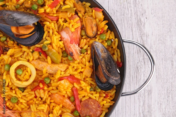 Obraz zapiekanka z paella