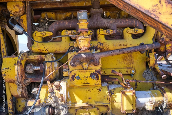 Fototapeta old engine
