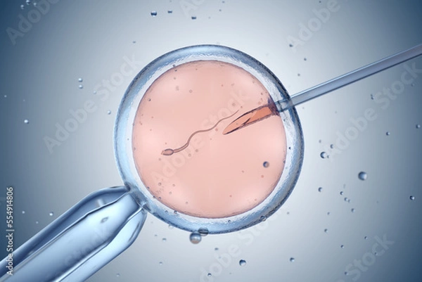 Fototapeta Artificial insemination or in vitro fertilization