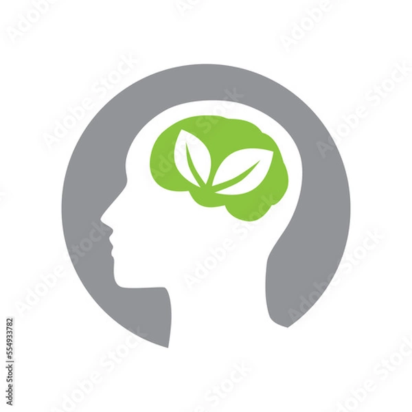 Obraz leaves inside human brain