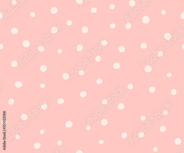 Obraz 可愛い水玉模様-2wayシームレスなパターン-手描き