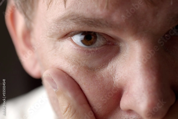 Obraz depressed gaze