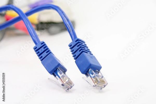 Fototapeta computer cables