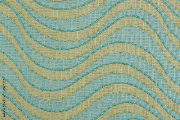 Fototapeta Upholstery fabric fragment for furniture, home or office decor, close up