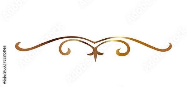 Obraz Decorative lines. Lines for text, presentation. Beautiful lines. transparent background.