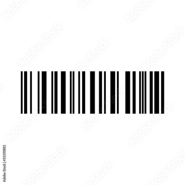 Fototapeta Sample Barcode icon isolate on transparent background.