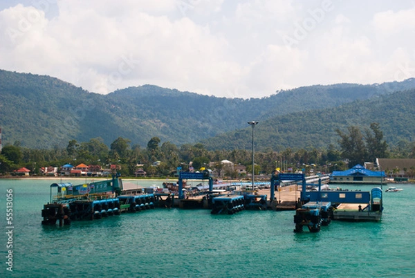 Obraz pier at nathon ko samui