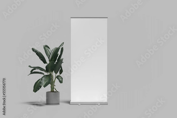 Obraz Rollup Banner Blank Mockup