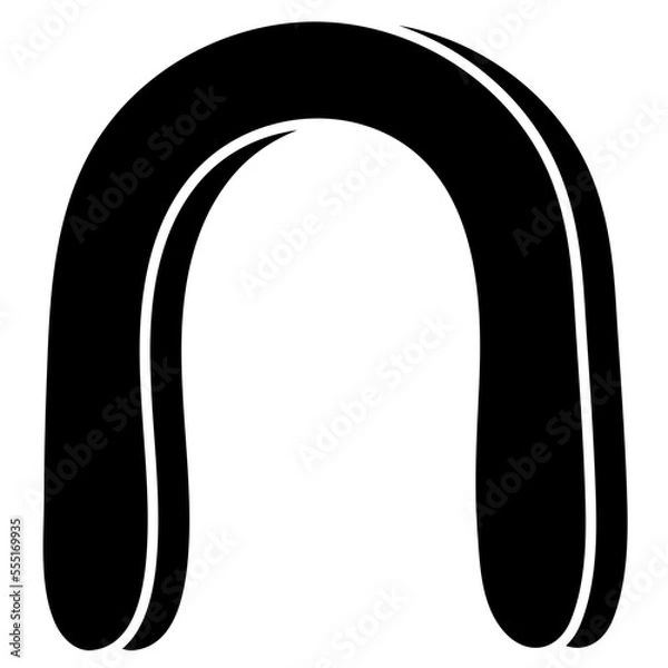 Fototapeta INTERSECTION glyph icon