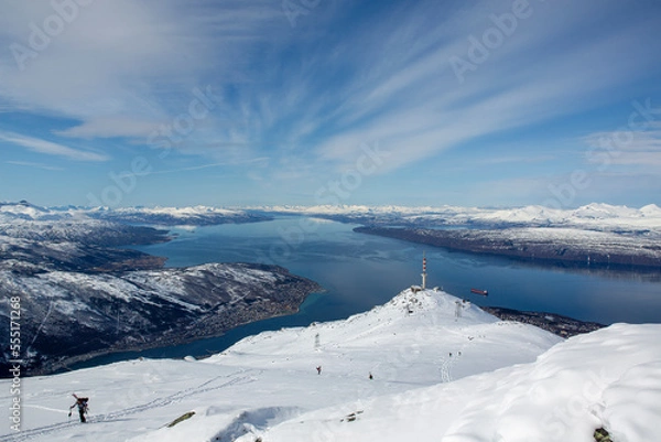 Obraz ski resort Narvik at the top 