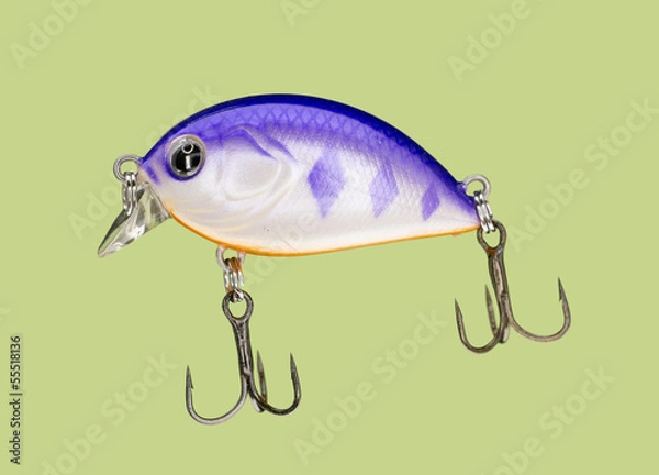 Fototapeta Искусственная приманка воблер для спининговой ловли рыбы
