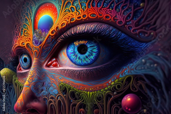 Obraz Expanded Psychedelic Consciousness