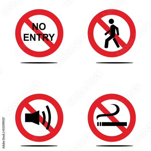Fototapeta Traffic signs symbol vector design. Symbol design or icon