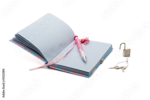 Obraz open lock note