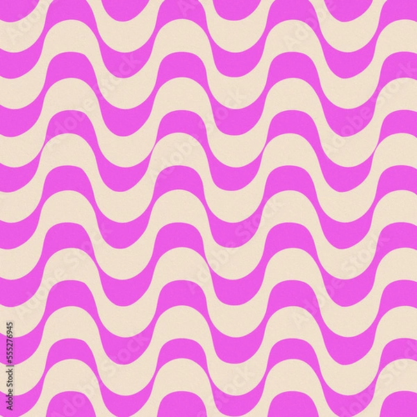 Fototapeta "calçadao de copacabana" pattern pink n white