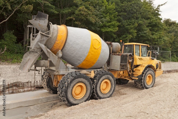 Obraz Cement Mixer Truck