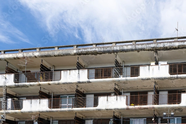 Fototapeta 廃アパート　イメージ