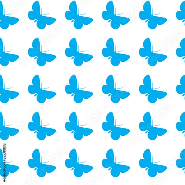 Fototapeta pattern with butterflies