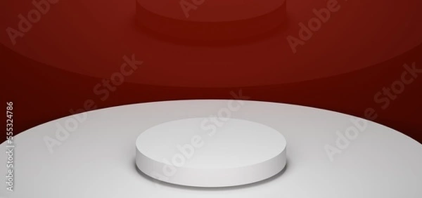 Obraz stage show red reflex background