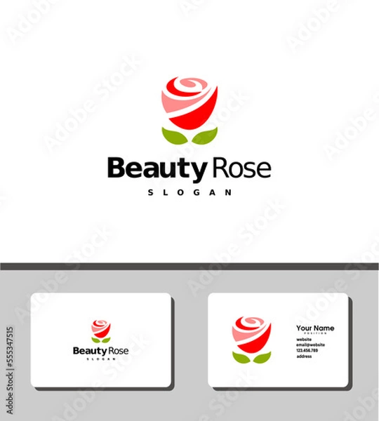 Obraz Beauty rose logo