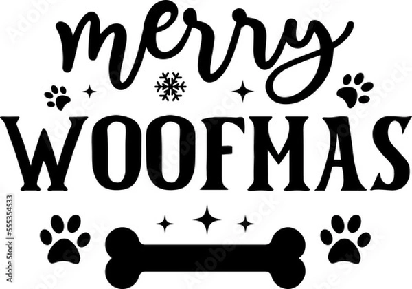 Fototapeta Merry woofmas