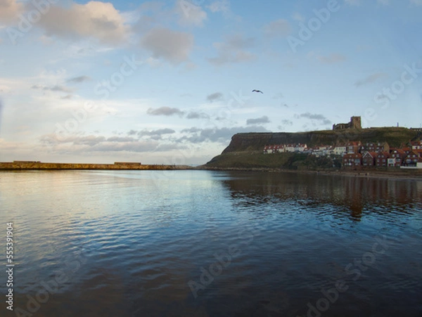 Obraz Whiby sunset over the sea