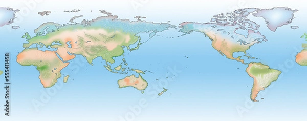 Obraz 世界地図０３