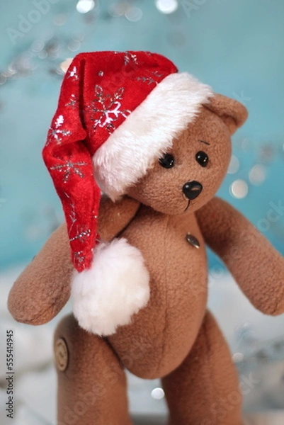 Obraz christmas teddy bear