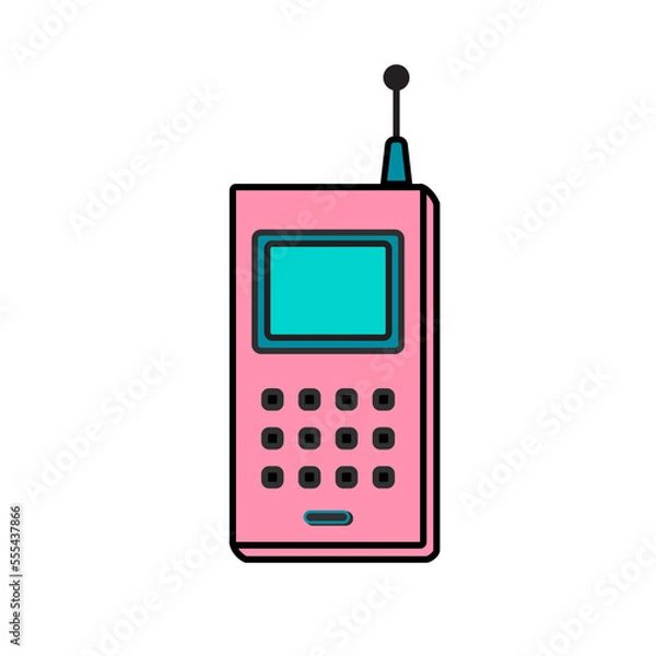 Obraz Nostalgic retro mobile cell phone 