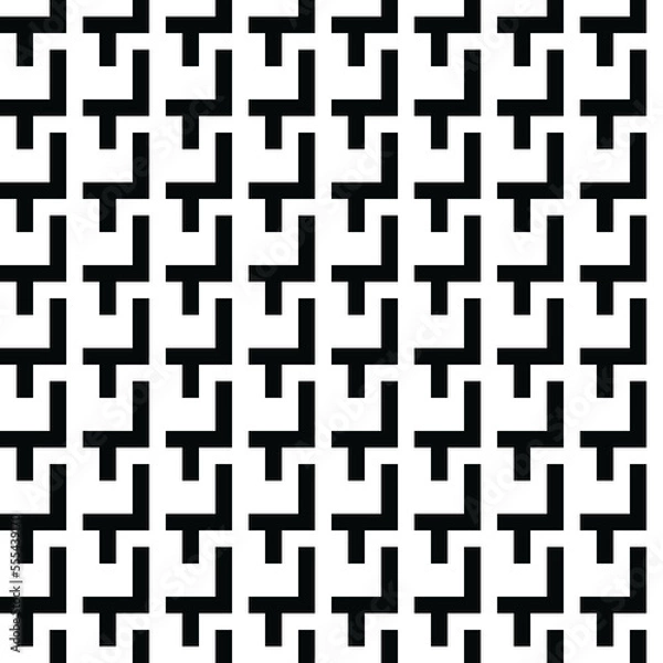Fototapeta Minimalist geometric background. Minimalist vector and White Minimalist vector seamless pattern. Minimalist stylish abstract texture. Repeating geometric tiles from striped elements