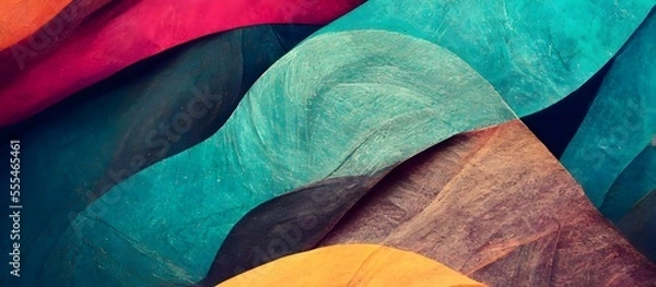 Obraz Trendy abstract colorful cover background design