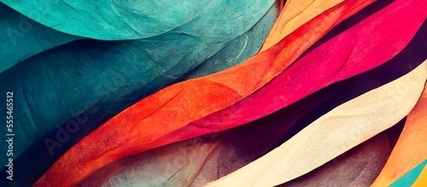 Obraz Trendy abstract colorful cover background design
