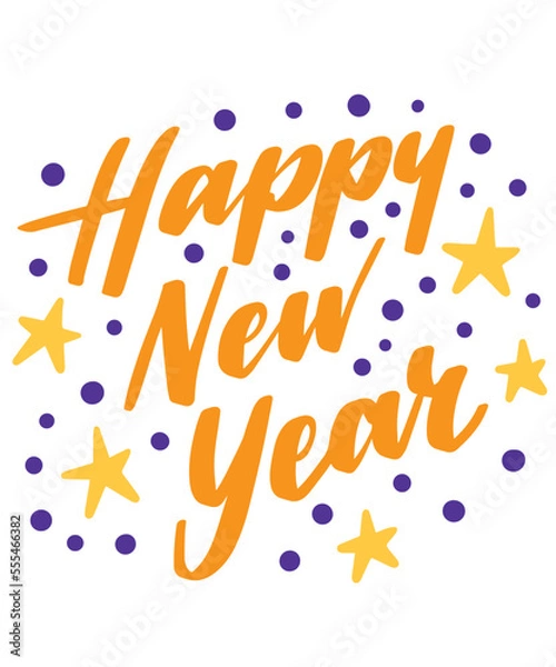 Fototapeta vector alphabet set, new year 
